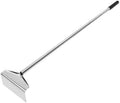 Coal Rake Grill Ash Tool, BBQ Charcoal Stainless Steel Rake for Pizza Oven - 32 Inches by Dracarys