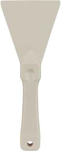 SPARTA Polypropylene Scraper Tool Food Safe Scraper for Removing Caked-On Residue in Commercial Kitchens, Plastic, 7.82 x 3 Inches, Tan by SPARTA
