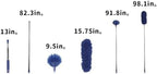 Cobweb Duster with ExtensionPole,Dusters for Cleaning with 2 DusterHeads - Image 2