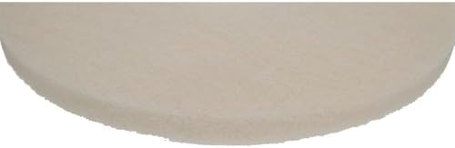 PRO SOURCE Floor Stripping Pads: 5 Pack, White Fine Polyester, 15" Diameter - Image 5