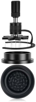 IKAPE 58MM WDT Tool, Espresso Stirrer Distribution Tool, Adjustable Needle Height, Coffee Stirrer with Dosing Funnel & Stand(With Brush) by IKAPE