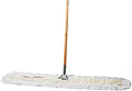 Commercial Dust Mop & Floor Sweeper, 48 in. Dust Mop for Hardwood Floors, Cotton Mop Head, Wooden Broom Handle, Industrial Dry Mop for Floor Cleaning & Janitorial Supplies by TidyTools