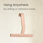 dancemoon JustHang Shower Squeegee with Built-in Hook, 10-Inch Terracotta - Image 4