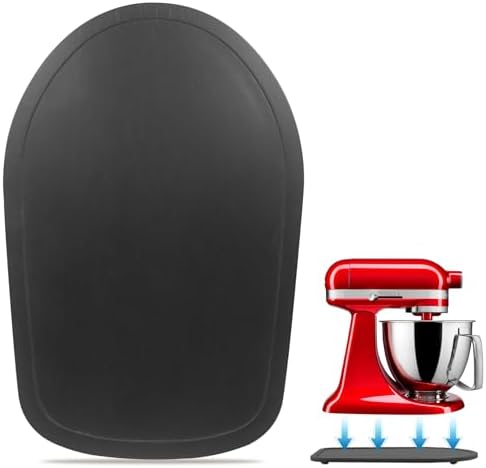 Mixer Slider Compatible with Kitchen aid Bowl Lift 4 .5-5 Qt Stand Mixer Pine Wood - Kitchen Countertop Storage Mover Sliding Caddy for Kitchen Aid 4 .5-5 Qt Mixer (4 .5-5 Qt - Black) by Sun3drucker