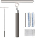 2-in-1 Shower Squeegee for Glass Doors with Telescopic Handle by Unknown