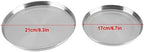 Stainless Steel Round Stove Covers Set of 4, Electric Cooktop Covers for Kitchen with 2 Pieces 8.3 Inches and 2 Pieces 6.7 Inches - Image 2