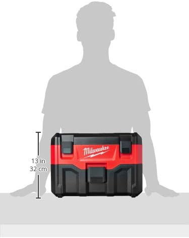 Milwaukee 0880-20 18-Volt Cordless Wet/Dry Vacuum, Red - Image 5
