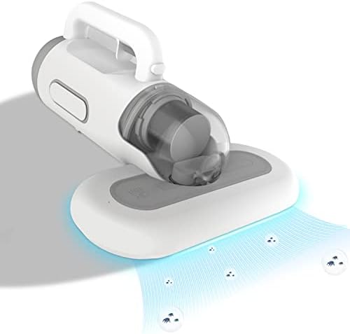 Portable Bed Vacuum Cleaner Cordless Rechargeable Professional Mattress Vacuum Cleaner Powerful Suction Handheld Deep Cleaner for Bed Sheet Carpet Fabric Sofa Vacuum Cleaning with Charging Dock by SWDK