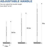 SetSail Grout Cleaner Brush with Long Handle, V-Shaped Floor Scrub Brush - Image 2