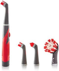 Rubbermaid Reveal Power Scrubber 5-Piece Kit, Cordless Electric Battery Powered Spin Scrub Brush, Water Resistant, for Home/Kitchen/Bathroom/Grout/Tile/Shower/Tub by Rubbermaid