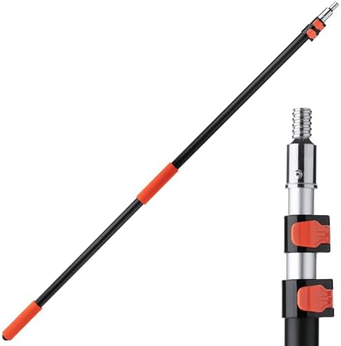 Bates- Telescopic Extension Pole, 12 Ft, Aluminum Alloy, Sturdy Multi-Purpose Extension Pole with Flip-Lock Design for Painting, Dusting and Cleaning - Image 7