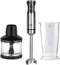 MasterChef Immersion Blender Handheld, Hand Blender 3 in 1 Set, 400W Motor by MasterChef