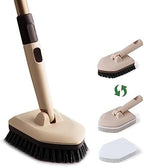 Eyliden Tub & Tile Scrubber Kit with Long Handle, 2 Different Cleaner Brush by Eyliden