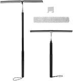 Telescopic Shower Squeegee,14.06" Silicone Blade, 17‑60" Long Handle by Unknown