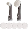 Rubbermaid Reveal Power Scrubber Attachable Soft Bristle & Velcro Head with 6 Microfiber Pads for Cordless Electric Battery Powered Scrub Brush Ideal for Shoes/Sneakers/Car Trim/Tires/Furniture by Rubbermaid