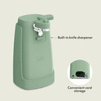bella Electric Can Opener, Automatic One-Touch, Seaglass - Image 2