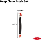 OXO Good Grips Deep Clean Brush Set, Orange, Blue - Image 6