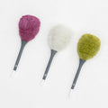 3 Pack Microfiber Delicate Duster & Detail Brush - Dual Ended Duster with Microfiber, Electrostatic and Washable Screen Static Cleaning Tool for Office, Car, Laptop, Screen, Keyboard, TV by Rocktex