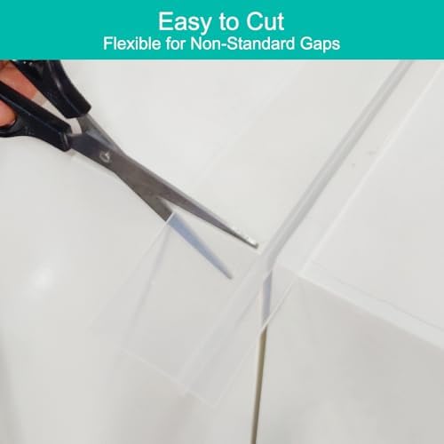 Stove Counter Gap Cover - 21 Inch Silicone Oven Gap Filler 2 Pack Clear - Image 6