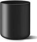 LATCHHOOK Black Kitchen Utensil Holder for Countertop, Large 7.2 Matte Ceramic Cooking Utensil Crock for Counter Easy to Clean, Modern Spatula Holder for Farmhouse Décor 7.2×5.8 INCH by LATCHHOOK