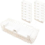 SPARTA Multi-Level Tile Scrub Brush 12" Wide Brush Head, Heavy-Duty Tile Cleaning Brush with End Bristles for Commercial Tiles, Tubs and Floor, Plastic, 12 Inches, White, (Pack of 12) by SPARTA