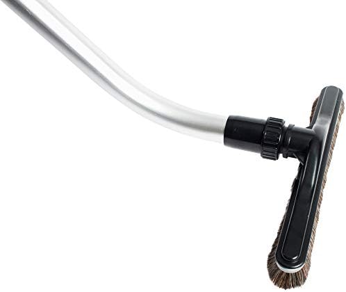Cen-Tec Systems 95050 14” Natural Fill Floor Brush and 2-Piece S-Wand for Commercial Back Packs and Canister Vacuums, Black - Image 3