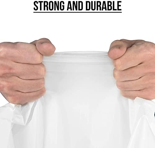 Aluf Plastics 45 Gallon 1.5 MIL Clear Garbage Bags - 40" x 46" - Pack of 50 - For Contractor, Industrial, Healthcare, & Municipal - Image 3