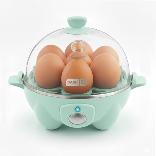 Dash Rapid Egg Cooker, 7 Hard Boiled Eggs, Aqua by Dash