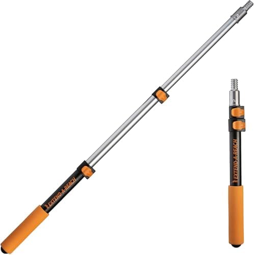 1.5-3 ft Long Paint Roller Extension Pole, Multi-Purpose Telescopic Handle by EXTEND-A-REACH