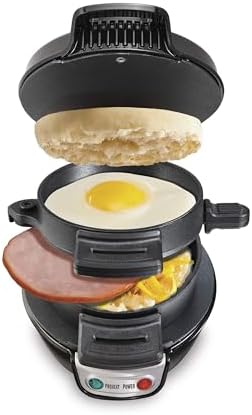 Hamilton Beach Breakfast Sandwich Maker with Egg Cooker Ring by HamiltonBeach