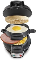 Hamilton Beach Breakfast Sandwich Maker with Egg Cooker Ring by HamiltonBeach
