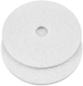 Teenyyou 2 Pcs 20" White Floor Buffer Pads for Machine by Teenyyou