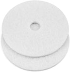 Teenyyou 2 Pcs 12" White Floor Buffer Pads for Machine by Teenyyou