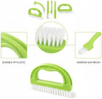 Grout Cleaning Brush Set, 4-Piece Tile Scrubbing Tool Kit for Narrow Gaps and Corners, Durable PP Plastic Crevice Cleaner for Bathroom Shower and Kitchen Backsplash (Set of 4) - Image 6