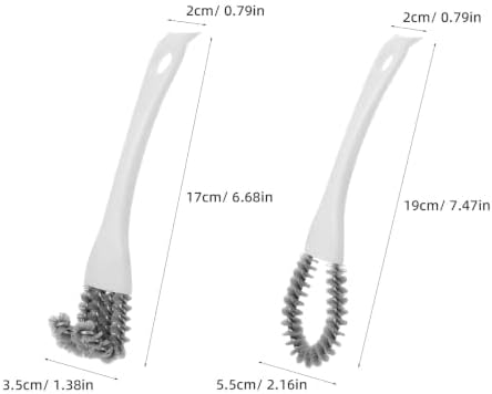 4pcs U Shaped Stove Cleaning Brush for Tight Gaps and Residue - Image 2