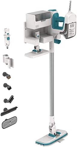 BLACK+DECKER Steamer, 7 Attachments for Multipurpose Cleaning, Includes Storage Wall Mount (BHSM15FX10) by Unknown