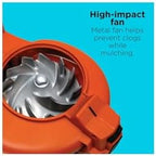 BLACK+DECKER 3-in-1 Electric Leaf Blower, Leaf Vacuum/Mulcher, Up to 250 MPH, Premium Disposable System, Corded, 12-Amp Handheld Lightweight Corded Electric Combo (BV6600) - Image 5