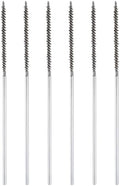HARFINGTON 6pcs Wire Bore Brush Set 6 Inch Length 3/16 Inch Shank Stainless Steel Bristles Cleaning Brush for Clean Car Part Tube Kitchen Garage by HARFINGTON