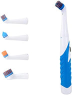 Electric Cleaning Brush with 4 in 1 Multiple Brush Heads, Indoor Household Cordless Motorized Brush for Bathroom Toilet Kitchen Tile Crevice by Unknown