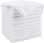 HOMEXCEL White Microfiber Cleaning Cloth, Microfiber Towels for Car,12 PK by HOMEXCEL