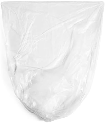 Aluf Plastics 45 Gallon Clear Trash Bags 40" x 48" - 16 Micron Equivalent High Density Value Garbage Bags, HCR-404816C (Pack of 1, 250 Count Total) - Image 3