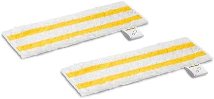 Kärcher Steam Cleaner Floor Pads, Microfiber - Designed for Karcher SC3 Steam Cleaner Floor Nozzle - for Power Steamers - 2 Pack by Unknown