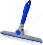 DSV Standard 10" Heavy Duty Blue, Grey Window Cleaning Squeegee, Handheld Squeegee for Glass Doors, Windows, Car Windshields & More by DSVStandard