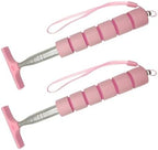 2PCS Car Side Mirror Squeegee, Retractable Vehicle Rear View Mirror Cleaning Wiper for Rainy Foggy Weather, Portable Auto Window Glass Cleaner Squeegee, Universal Fit (Pink) - Image 7