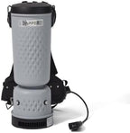 Dapper Commercial Backpack Vacuum Cleaner, 13 lb Lightweight HEPA Filter, 10.5 Qt Capacity, 50 Ft Cord, 1200W for Hard Floors, Carpet, Stairs & Offices - Image 2
