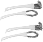 4pcs U Shaped Stovetop Cleaning Brush with Hooked Head by WOFASHPURET