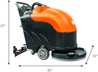SUNMAX 22" Corded Floor Scrubber, 31" Squeegee, 14.5-Gal Tank - Image 6