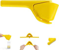 Dreamfarm Fluicer Fold-Flat Citrus Juicer - Lemon Easy, manual fresh lemon juice squeezer with pip catcher, suits lemons and limes, compact storage, 10" by Dreamfarm