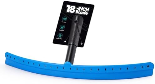 FOSHIO Window Squeegee with 18-Inch Large TPU Blade, All-Purpose Shower Squeegee for Glass Doors, Car Windows, Windshield, PPF Installation, Streak-Free Tile Wall Glass Cleaner Tool by FOSHIO