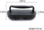 Wire Grill Brush, BBQ Scrub Brush with Double U Handle, Multipurpose Scrub Tool for Cast Iron Skillets Griddles and Oven Racks, Black - Image 2